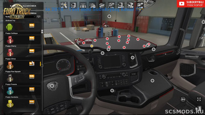Dashboard Table Scania 2016