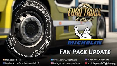 Обновление DLC Michelin Fan Pack для ETS 2 v1.43.x